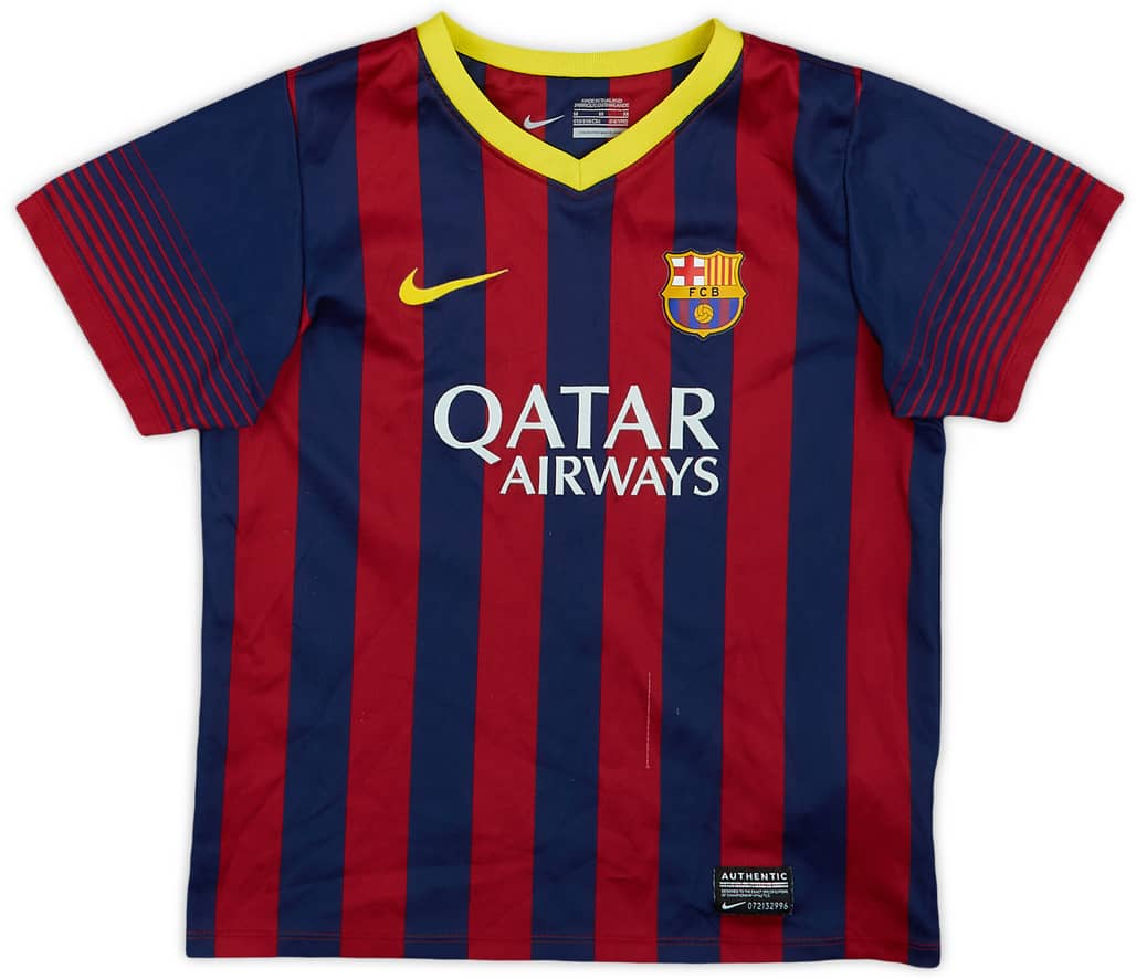 2013-14 Barcelona Home Shirt - 7/10 - (5-6 Years)