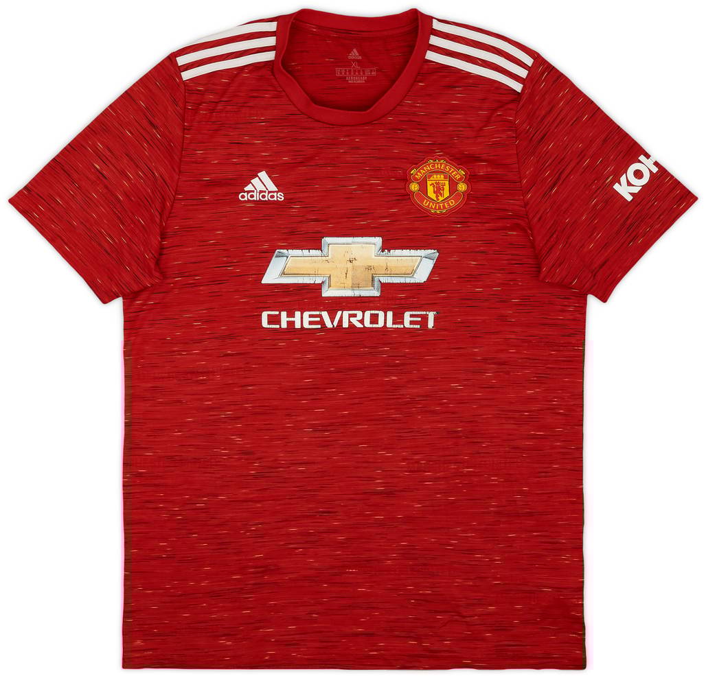 2020-21 Manchester United Home Shirt - 4/10 - (XL)