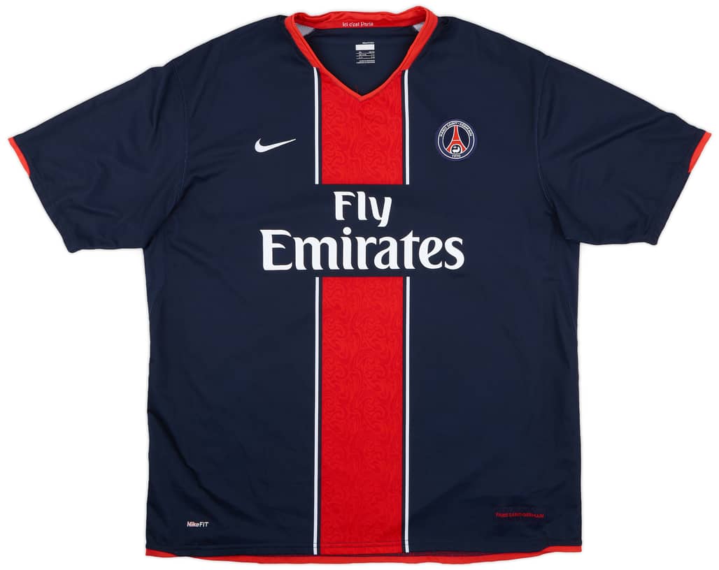 2007-08 Paris Saint-Germain Home Shirt - 9/10 - (XXL)