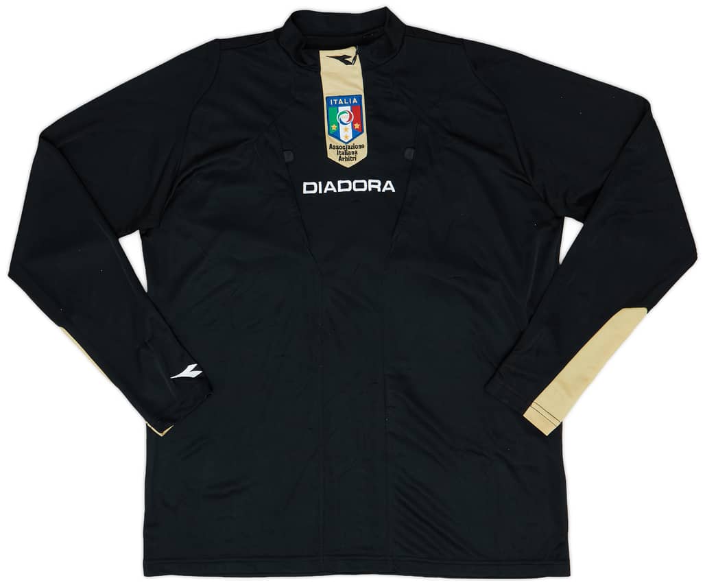 2007-09 Italy Diadora Referee L/S Shirt - 9/10 - (M)