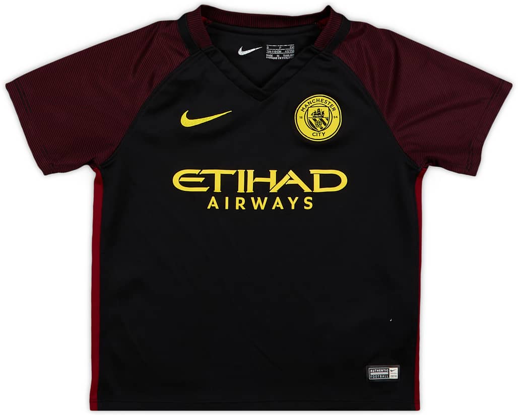 2016-17 Manchester City Away Shirt - 9/10 - (4-5 Years)