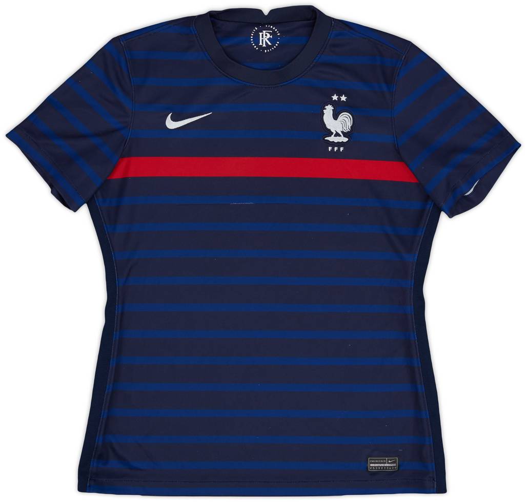 2020-21 France Home Shirt - 6/10 - (M.Boys)