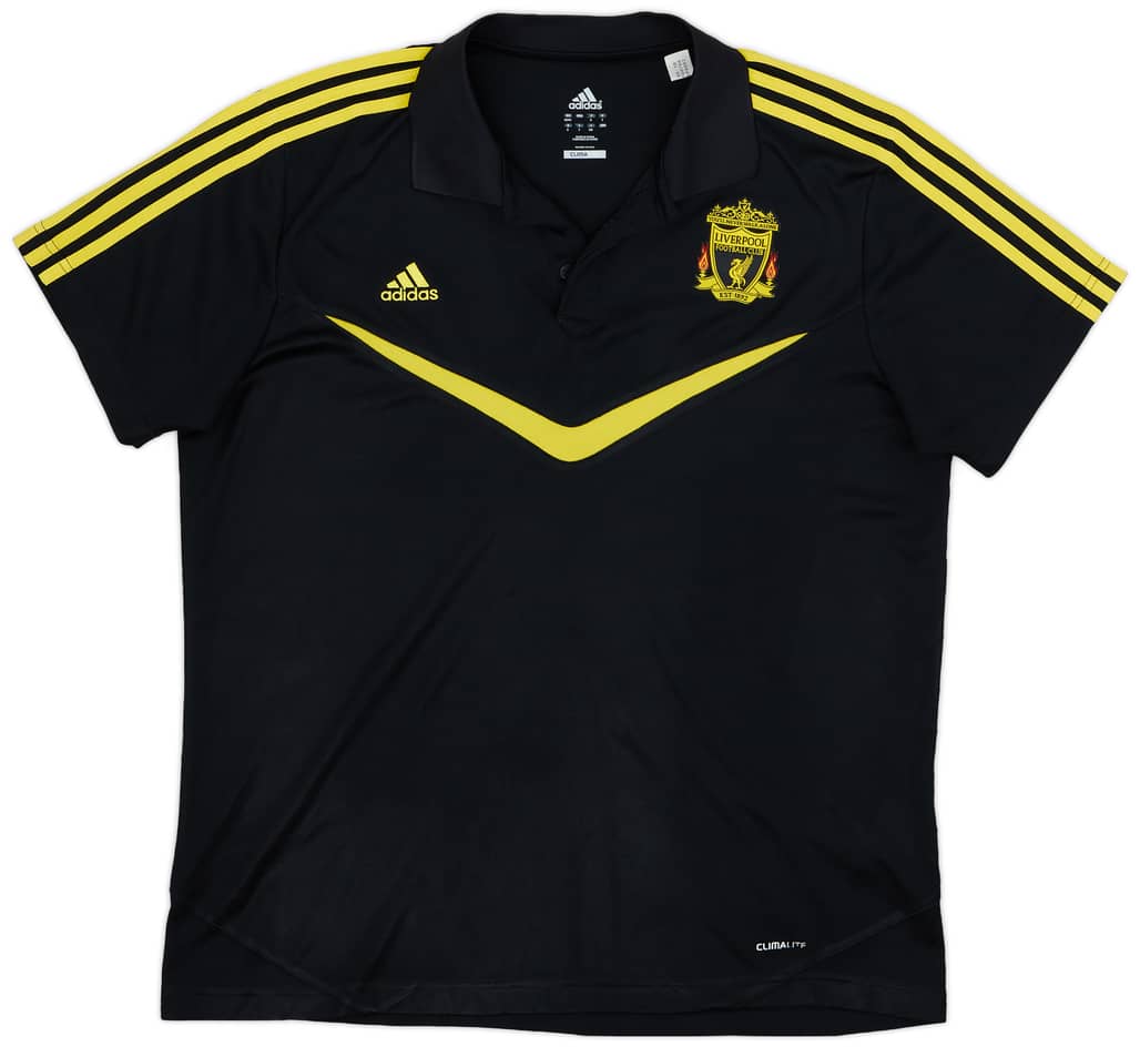 2010-11 Liverpool adidas Polo Shirt - 9/10 - (L)