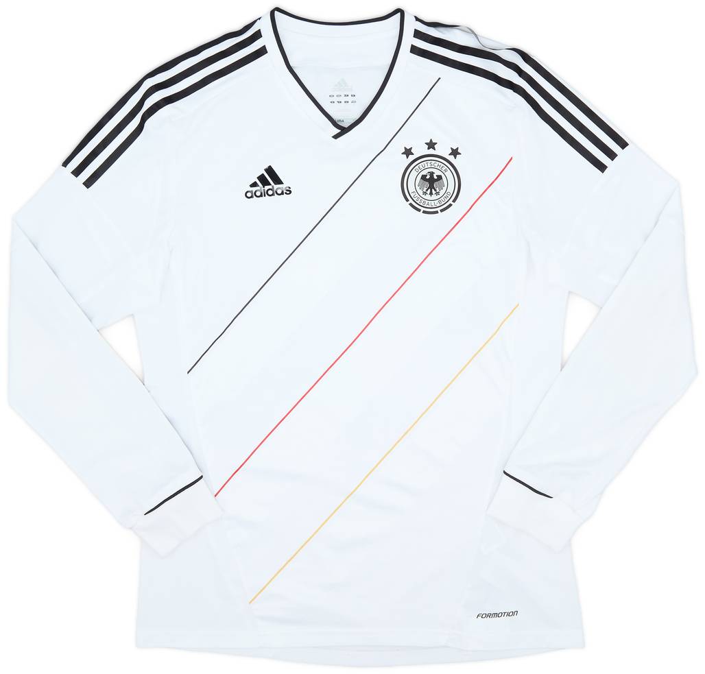 2012-13 Germany Authentic Home L/S Shirt - 4/10 - (L)