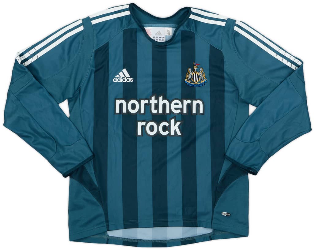 2005-06 Newcastle Away L/S Shirt - 8/10 - (XL.Boys)