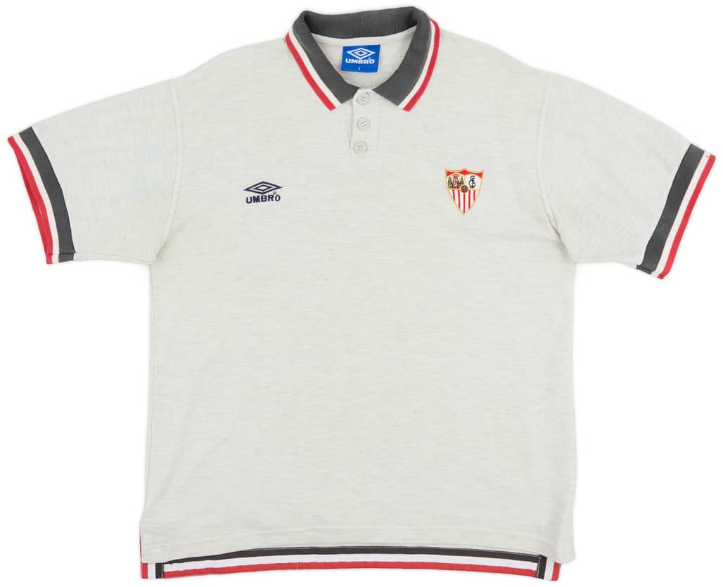 1996-97 Sevilla Umbro Polo Shirt - 6/10 - (S)