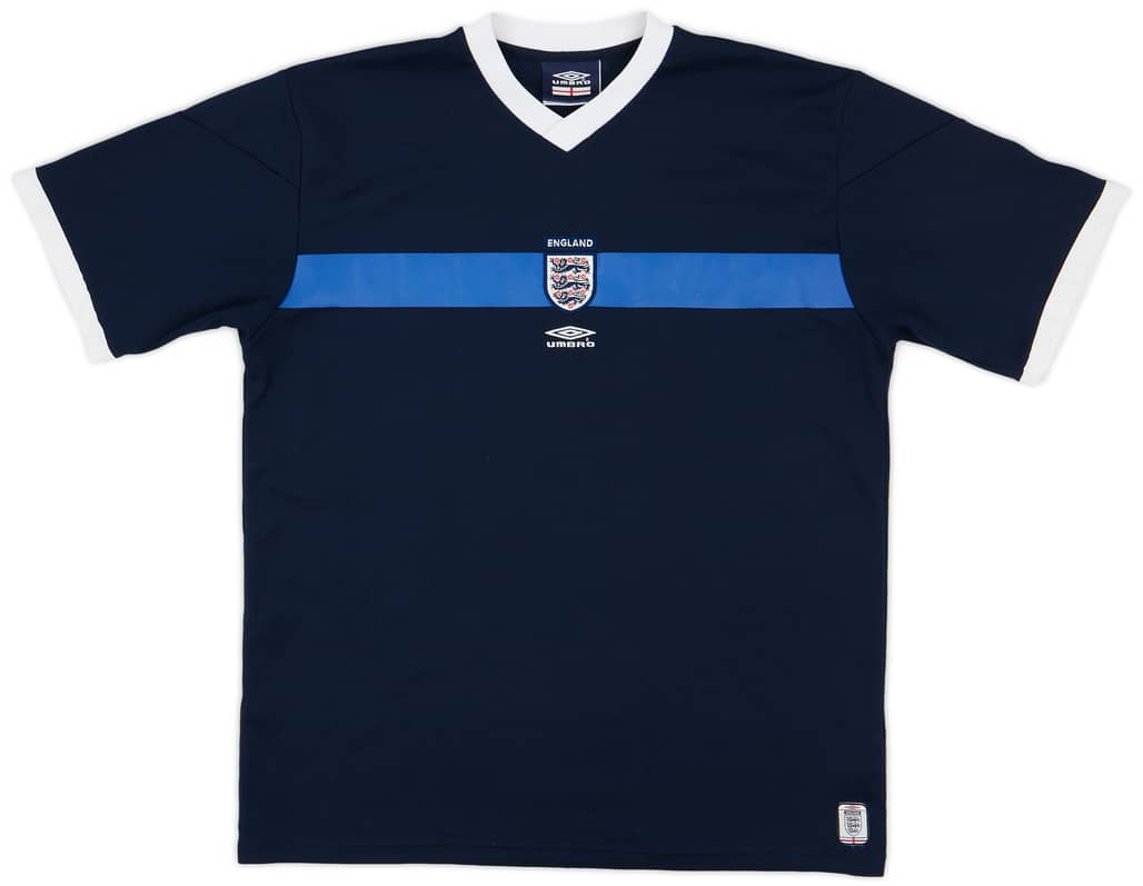 2000-01 England Umbro Training Shirt - 8/10 - (XL)