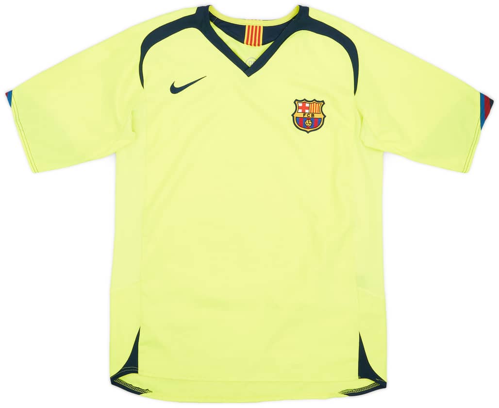 2005-06 Barcelona Away Shirt - 9/10 - (XL.Boys)