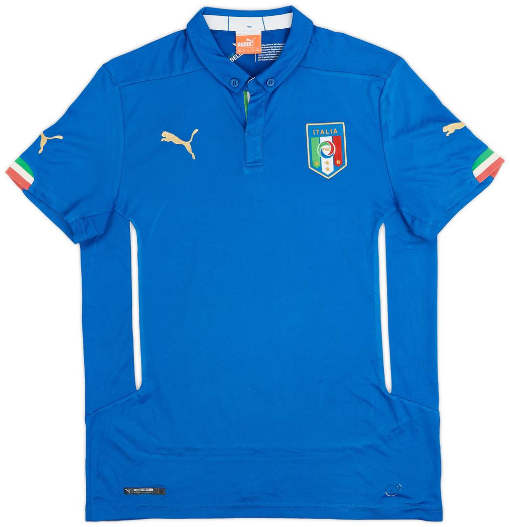 2014-15 Italy Home Shirt - 7/10 - (XL.Boys)