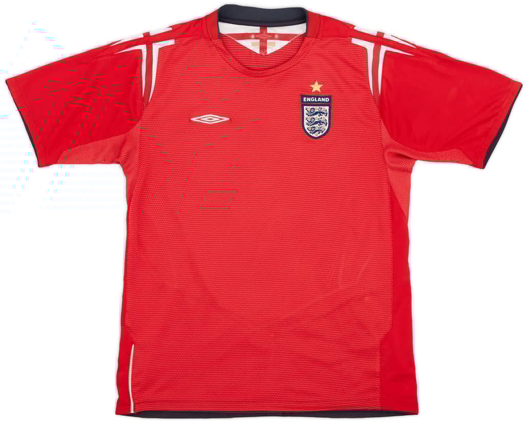 2004-06 England Away Shirt - 8/10 - (XL.Boys)