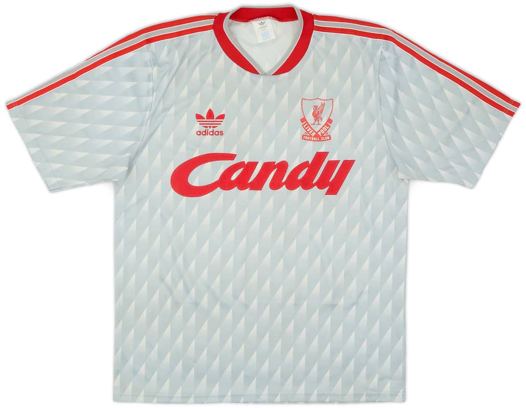 1989-91 Liverpool Away Shirt - 6/10 - (M/L)