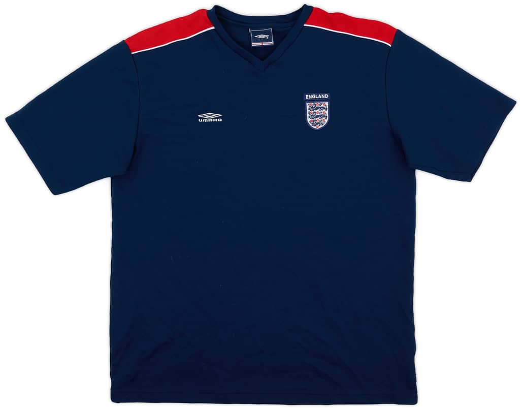 2000-01 England Umbro Training Shirt - 8/10 - (XL)