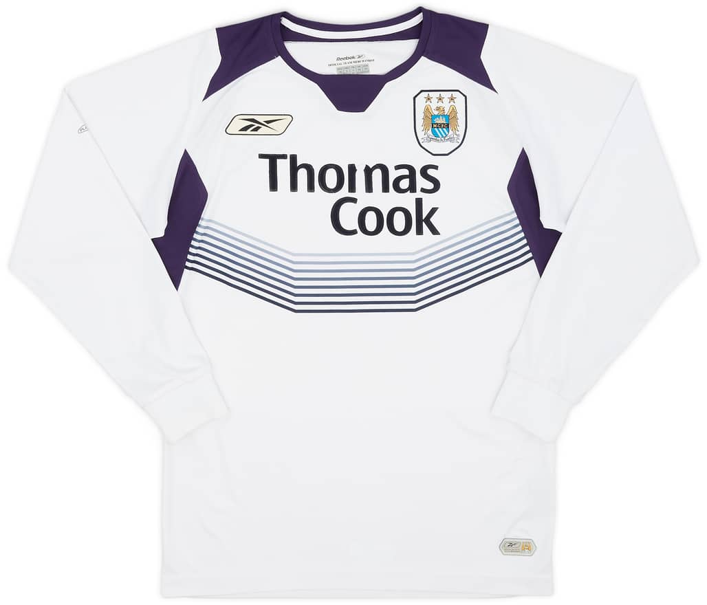 2004-05 Manchester City Away L/S Shirt - 5/10 - (XS)