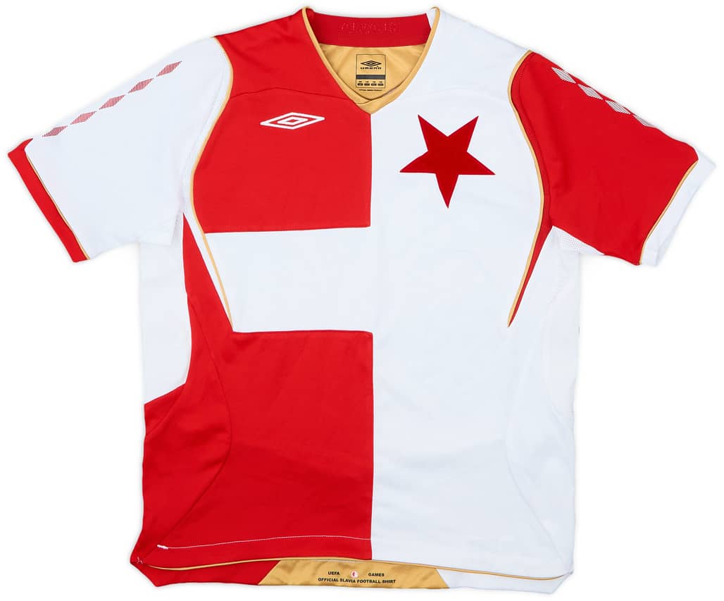 2008-09 Slavia Prague Home Shirt - 8/10 - (M.Boys)