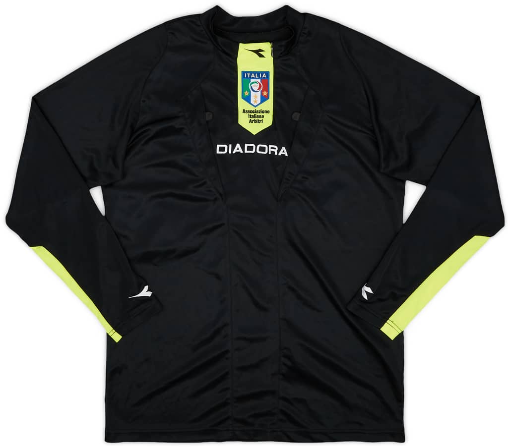 2009-10 Italy Diadora Referee L/S Shirt - 8/10 - (M/L)
