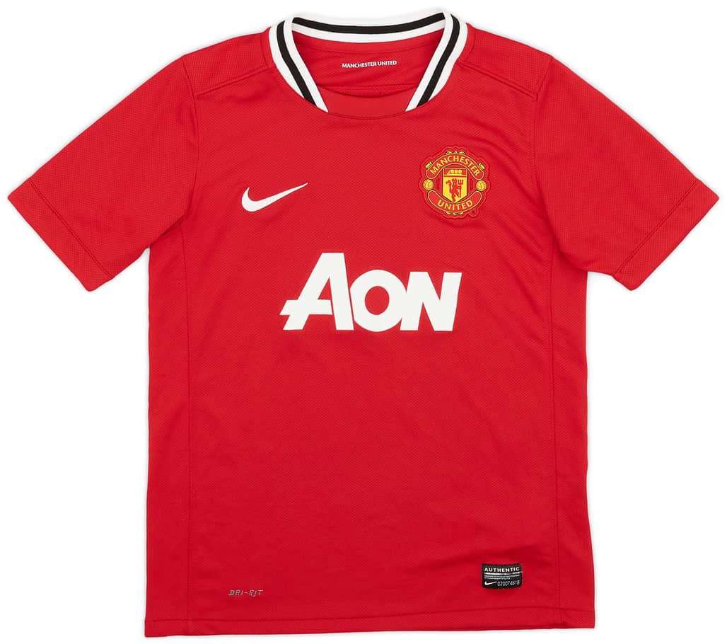 2011-12 Manchester United Home Shirt - 9/10 - (M.Boys)