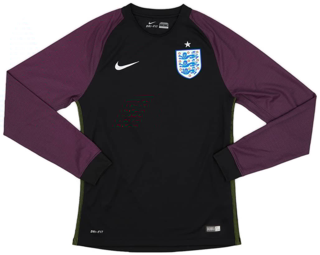 2016-18 England GK Shirt - 8/10 - (S)