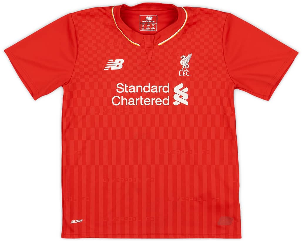 2015-16 Liverpool Home Shirt - 6/10 - (S.Boys)