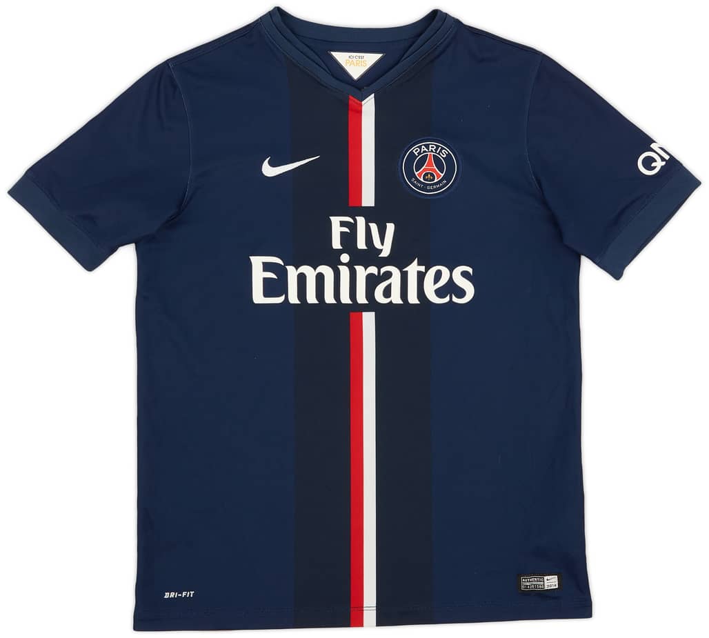 2014-15 Paris Saint-Germain Home Shirt - 8/10 - (XL.Boys)