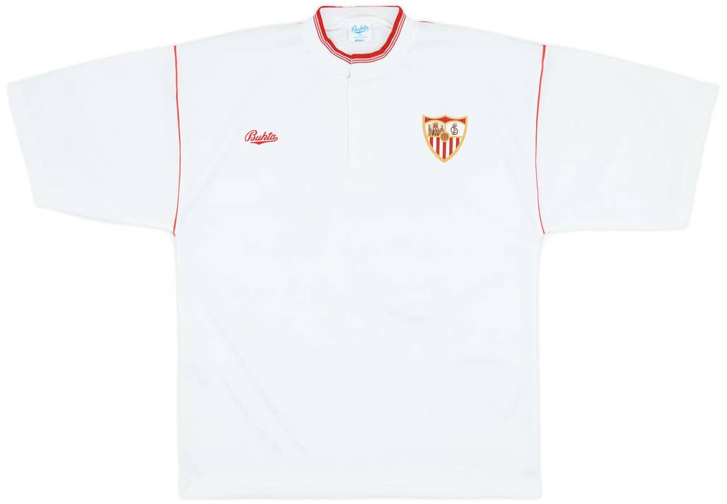 1990-92 Sevilla Home Shirt - 8/10 - (L)