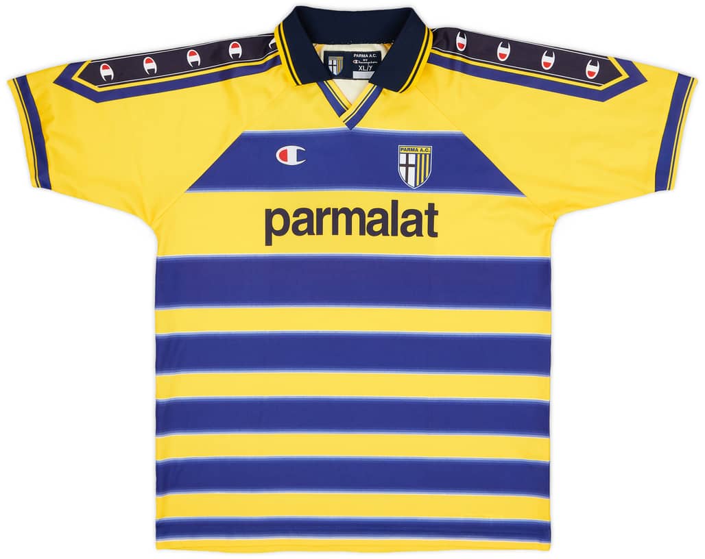 1999-00 Parma Basic Home Shirt - 8/10 - (XL.Boys)