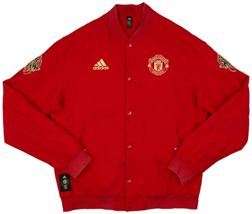 2019-20 Manchester United adidas Chinese New Year Coach Jacket - 6/10 - (M/L)