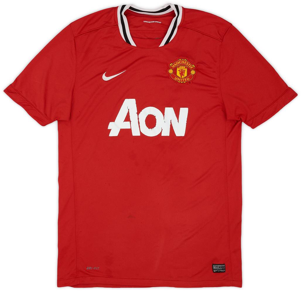 2011-12 Manchester United Home Shirt - 4/10 - (L)