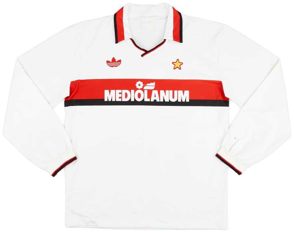 1990-91 AC Milan Away L/S Shirt - 8/10 - (L)