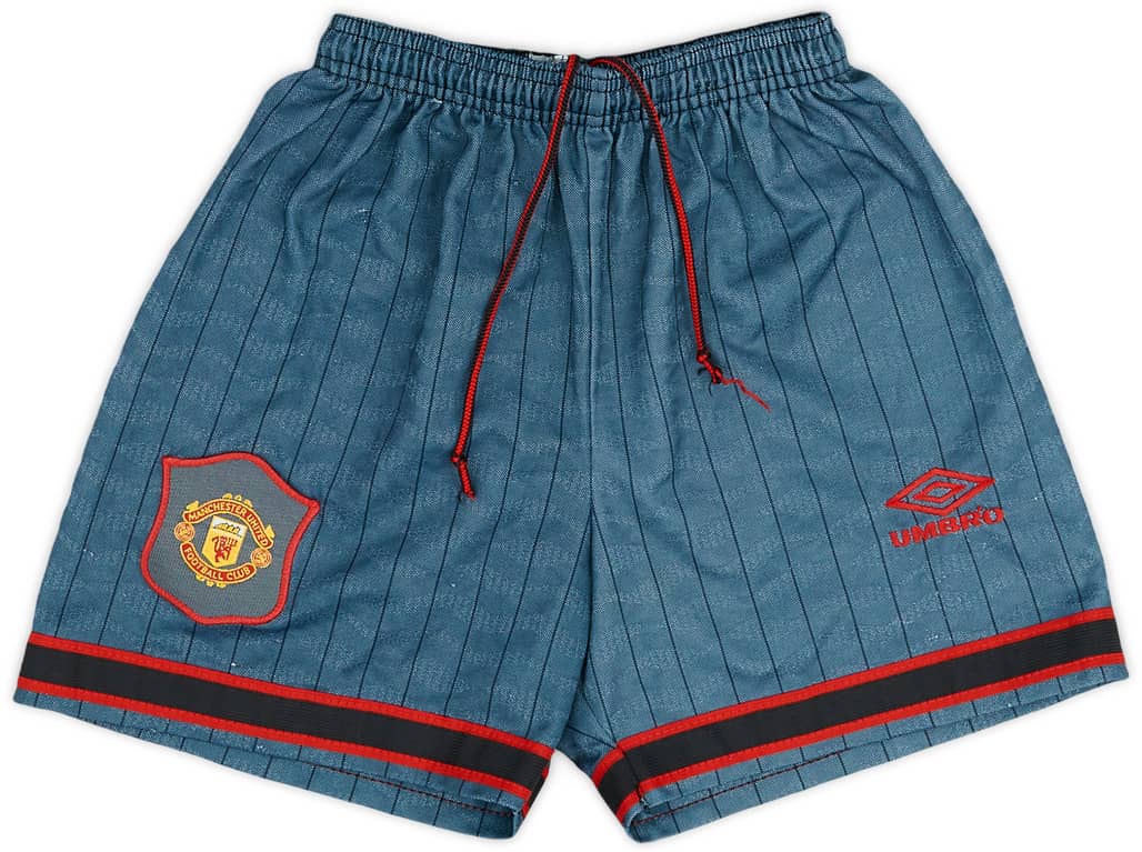 1995-96 Manchester United Away Shorts - 9/10 - (S)