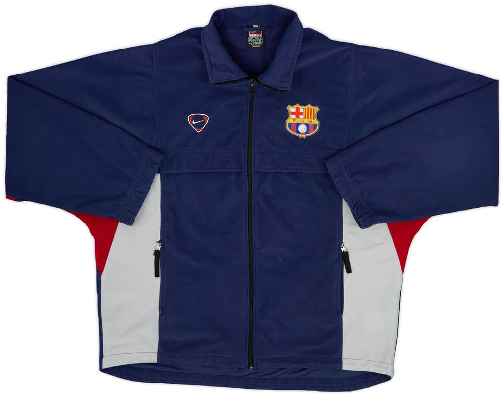 2001-02 Barcelona Nike Track Jacket - 8/10 - (L)