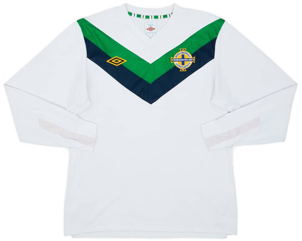 2011-12 Northern Ireland Away L/S Shirt - 7/10 - (M)