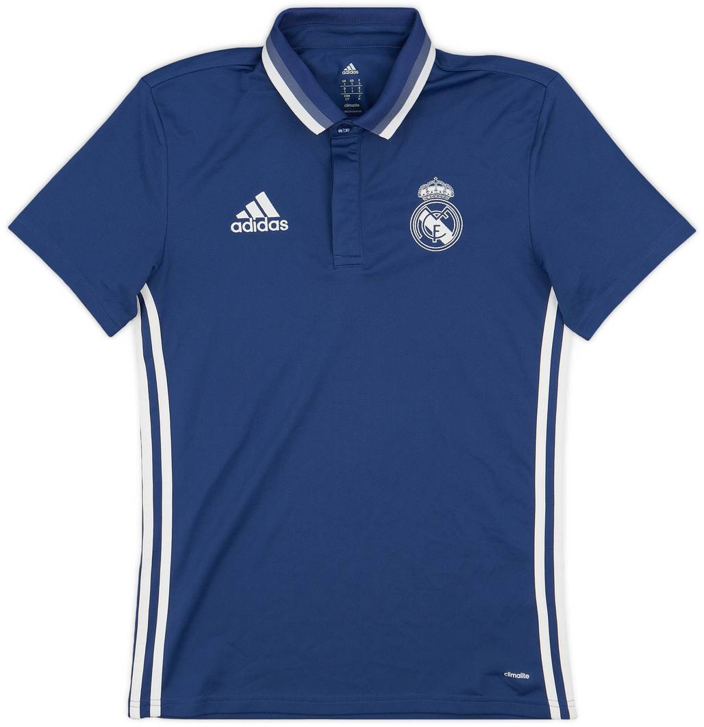 2016-17 Real Madrid adidas Polo Shirt - 8/10 - (S)