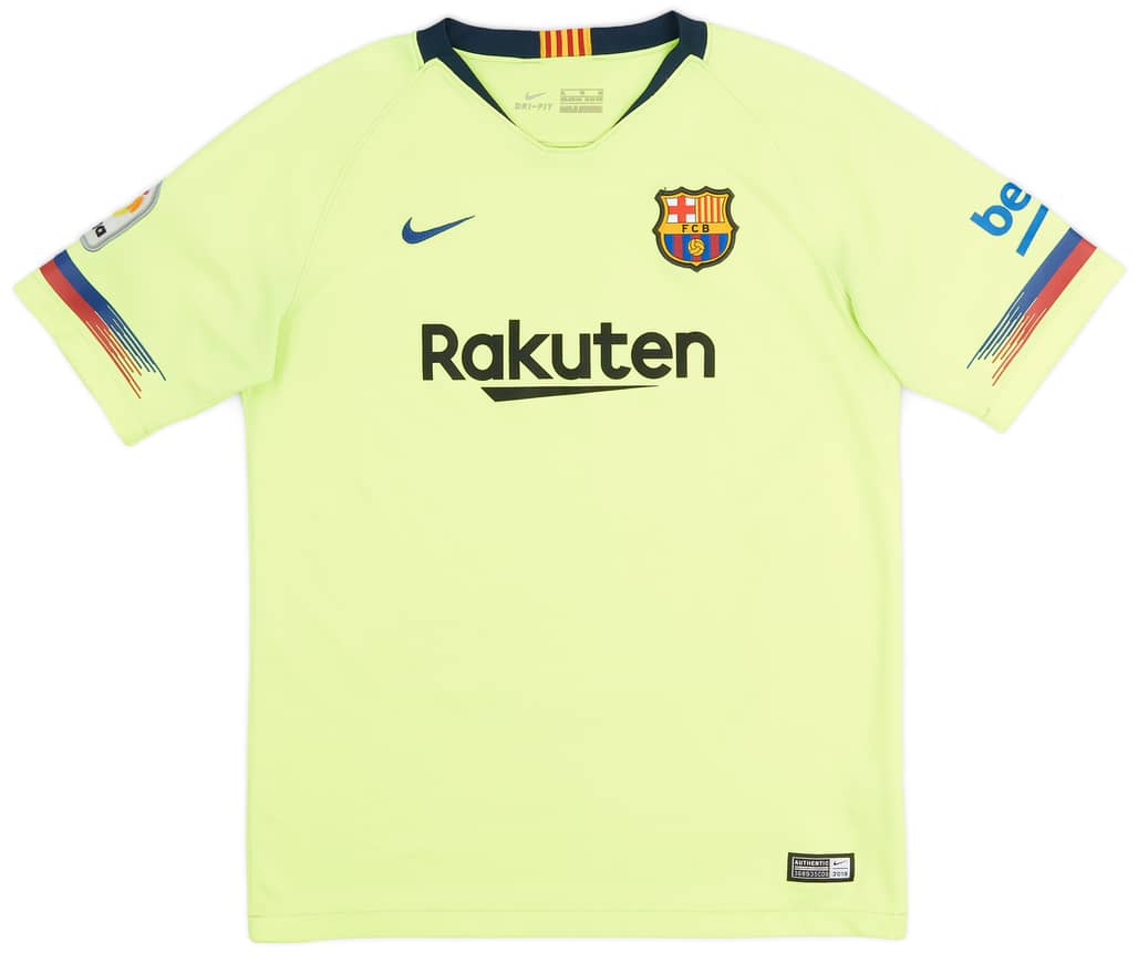 2018-19 Barcelona Away Shirt - 6/10 - (XL.Boys)