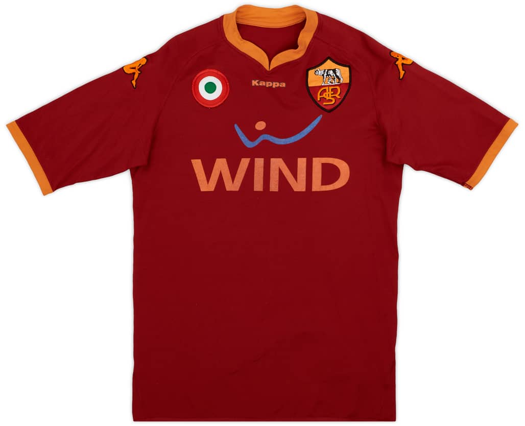 2007-08 Roma Home Shirt - 6/10 - (L)