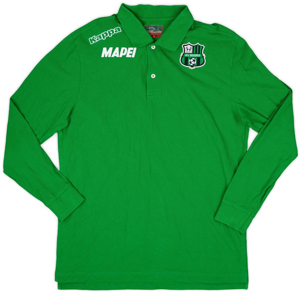 2016-1 Sassuolo Kappa Polo L/S Shirt - 8/10 - (L)