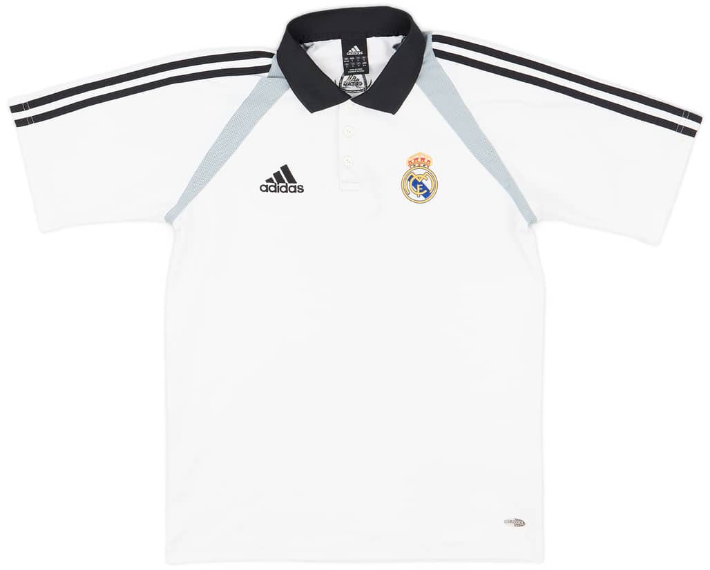 2004-05 Real Madrid adidas Polo Shirt - 5/10 - (S)