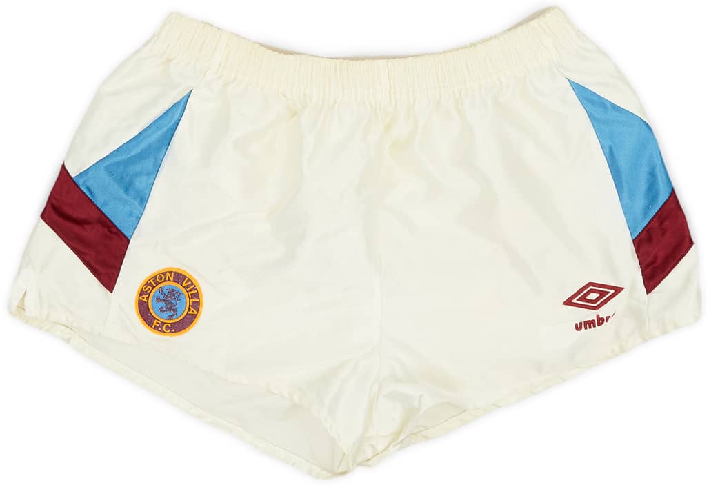 1990-92 Aston Villa Home Shorts - 8/10 - (L)