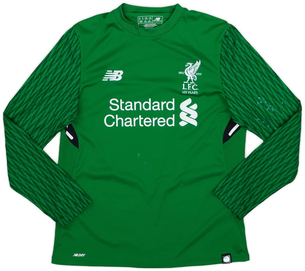 2017-18 Liverpool '125 Years' GK Shirt - 6/10 - (L.Boys)