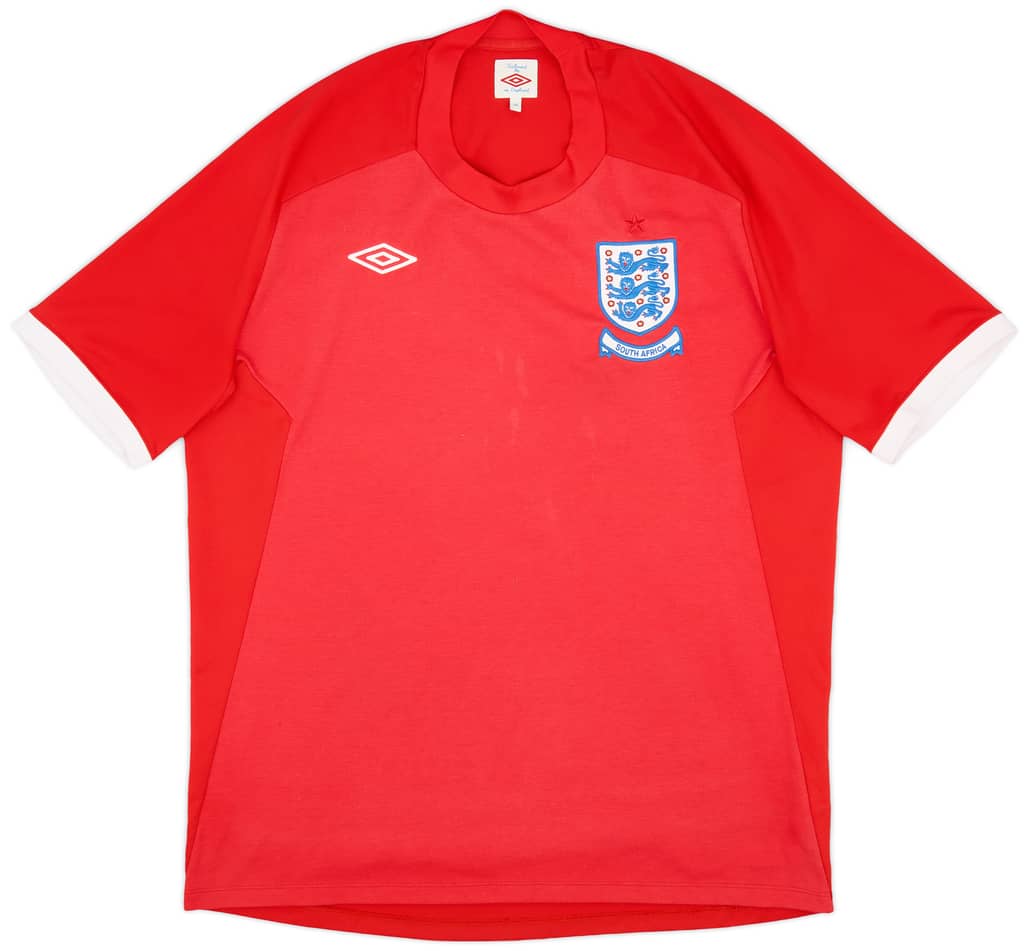 2010-11 England 'South Africa' Away Shirt - 7/10 - (XL)