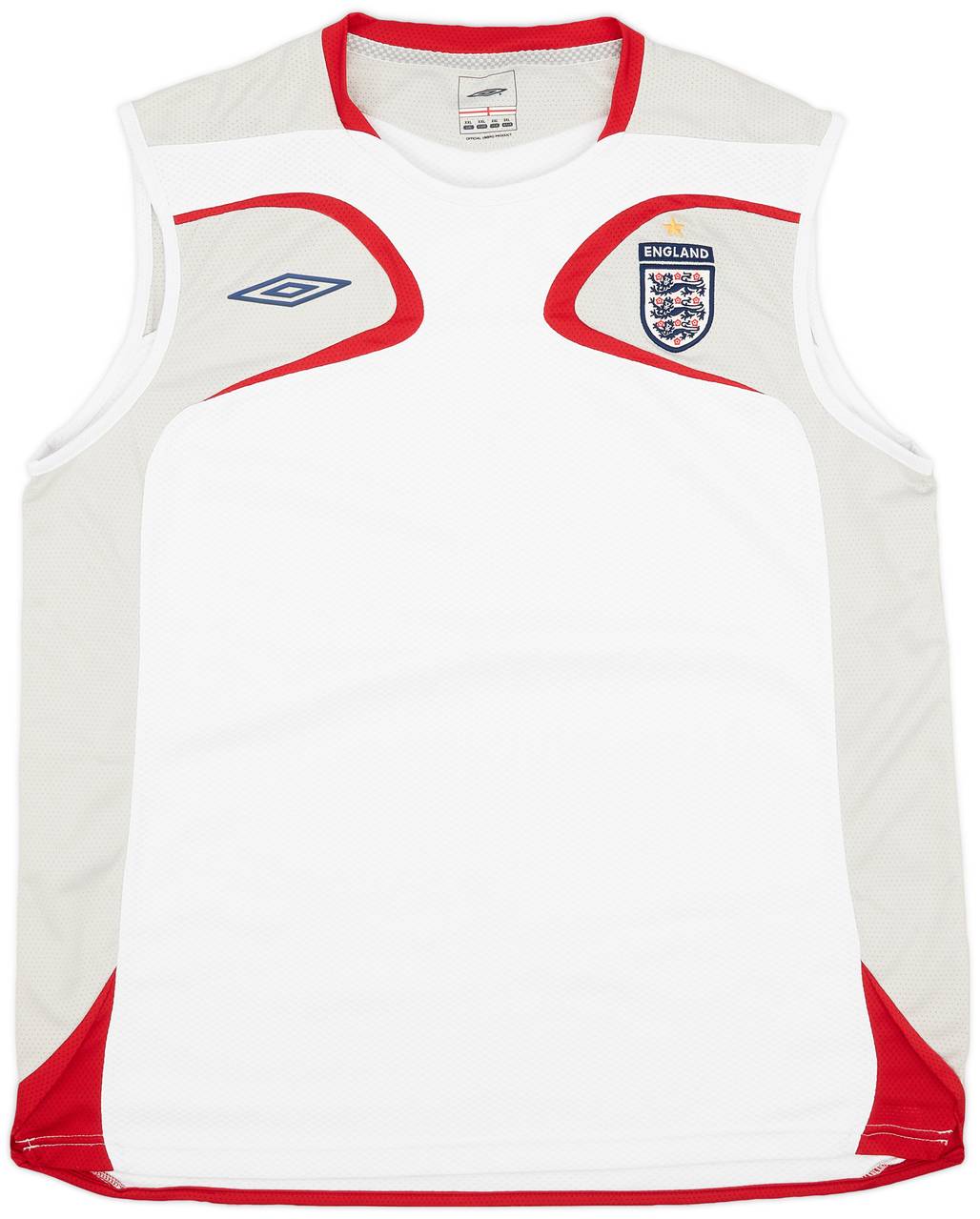 2007-08 England Umbro Training Vest - 9/10 - (XXL)