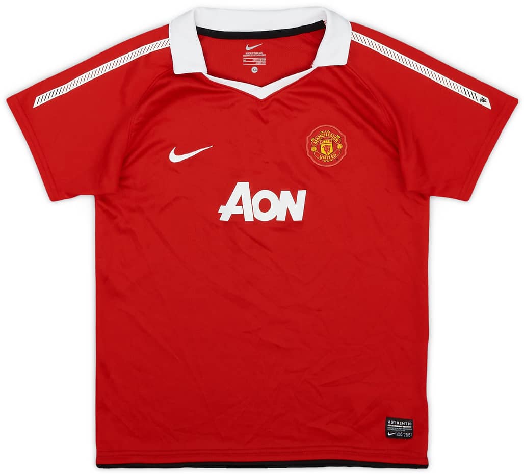 2010-11 Manchester United Home Shirt - 8/10 - (7-8 Years)