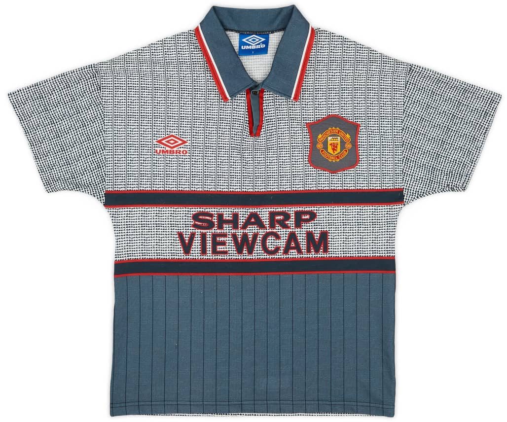 1995-96 Manchester United Away Shirt - 9/10 - (Y)