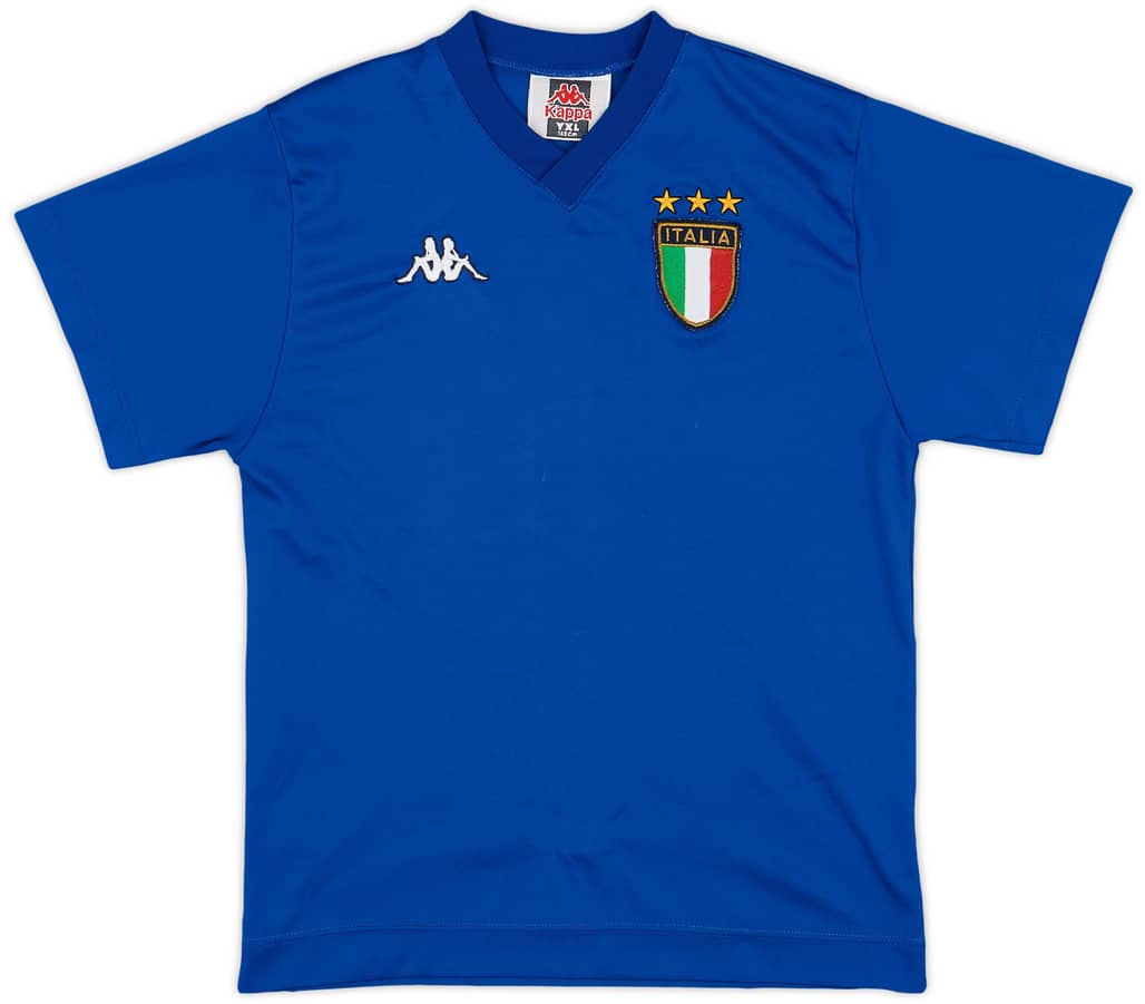 1998-99 Italy Basic Home Shirt - 9/10 - (XL.Boys)