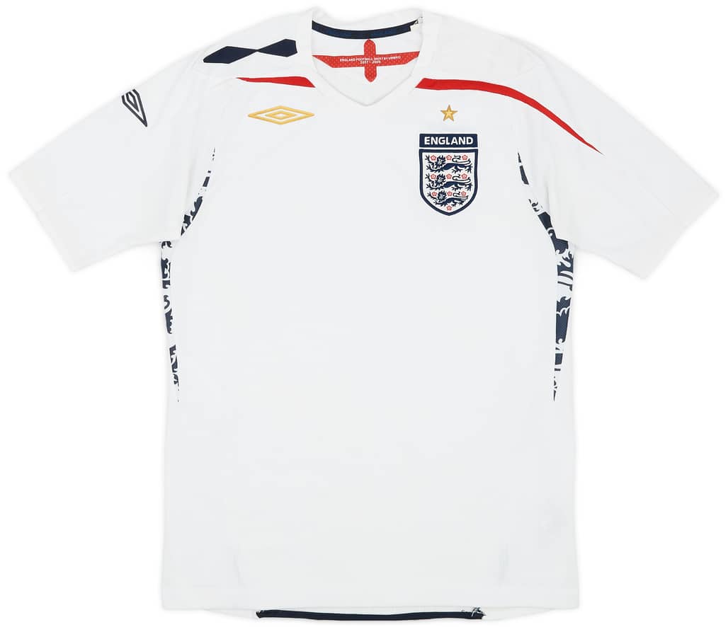 2007-09 England Home Shirt - 5/10 - (S)