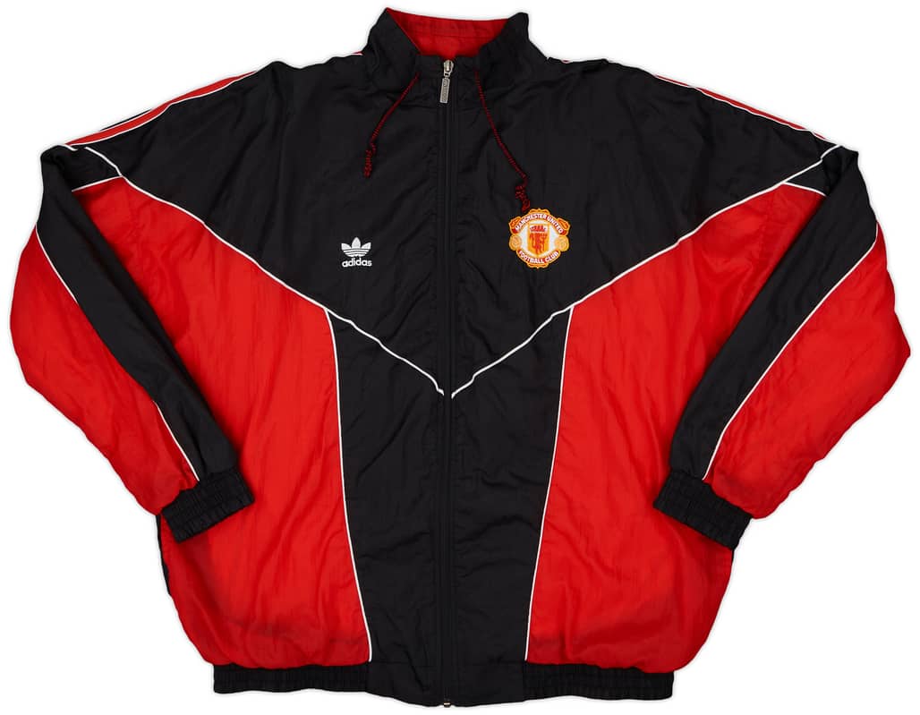 1988-90 Manchester United adidas Track Jacket - 8/10 - (L/XL)