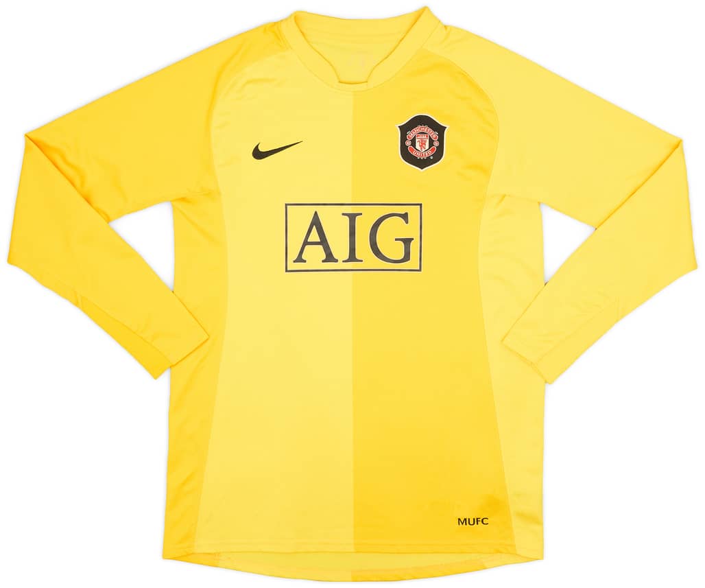 2006-07 Manchester United GK Shirt - 10/10 - (XL.Boys)