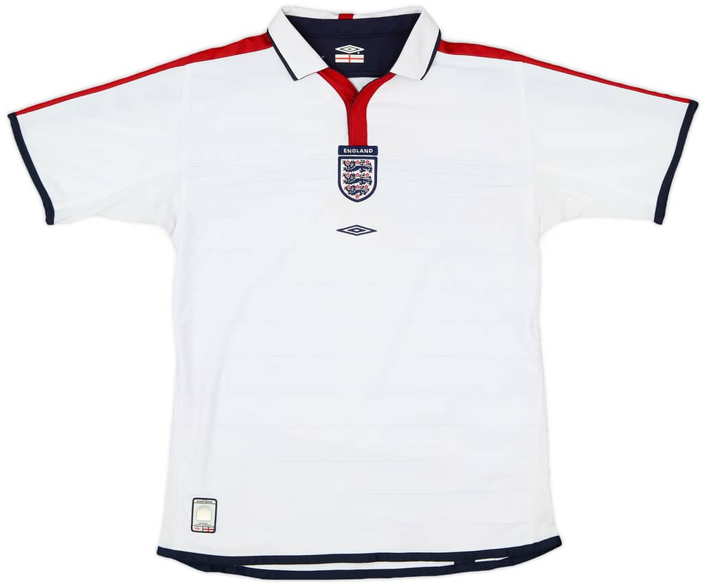 2003-05 England Home Shirt - 8/10 - (XL.Boys)