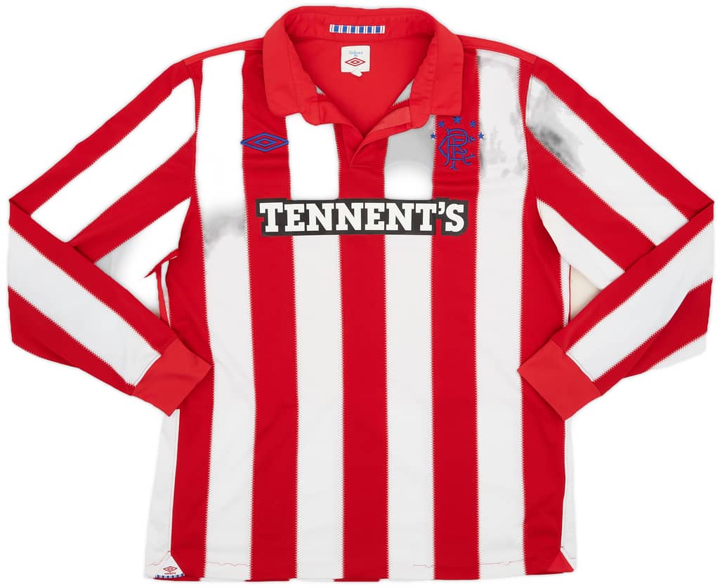 2010-11 Rangers Away L/S Shirt - 6/10 - (L)