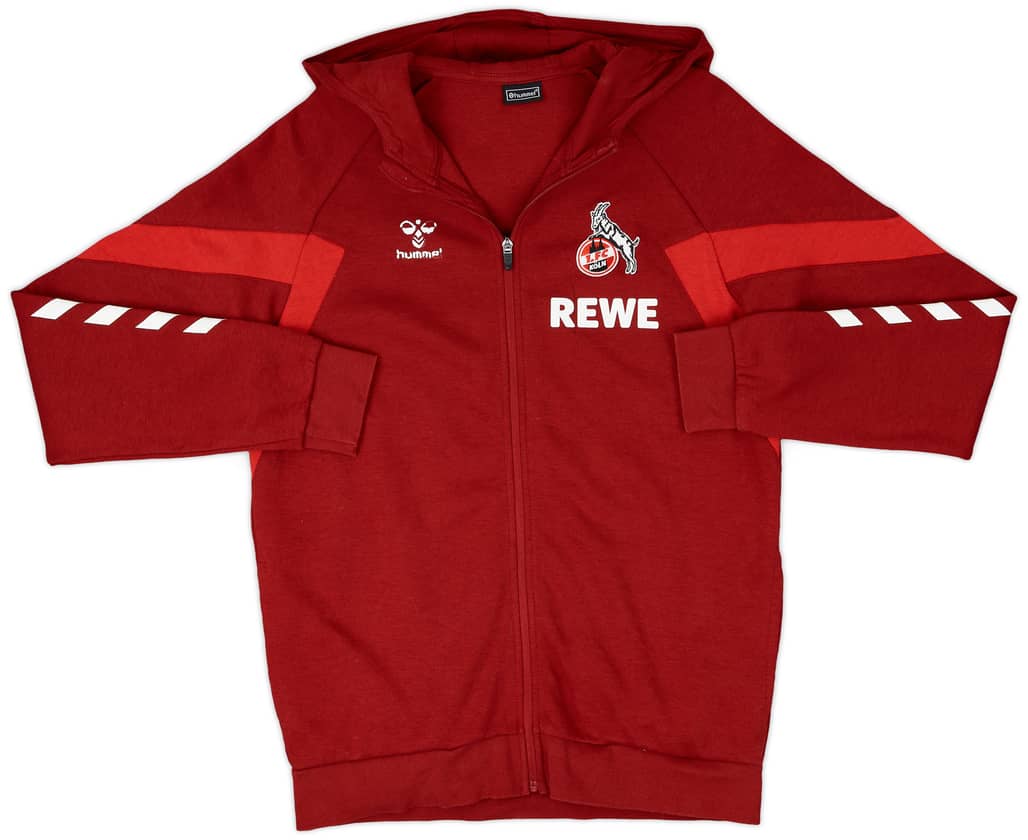 2022-23 FC Koln Hummel Hooded Sweat Top - 6/10 - (L)