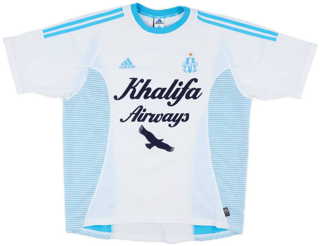 2002-03 Olympique Marseille Home Shirt - 7/10 - (XL)